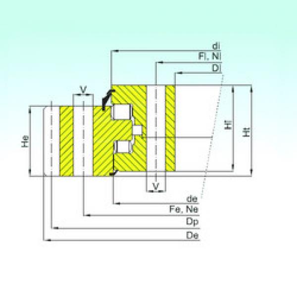 підшипник ER3.32.3150.400-1SPPN ISB #1 image