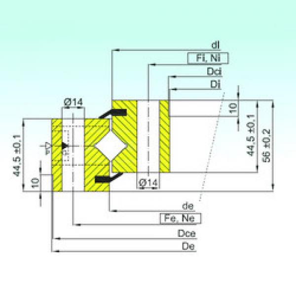 підшипник NR1.14.1094.200-1PPN ISB #1 image