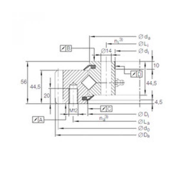 підшипник XSA 14 0644 N INA #1 image