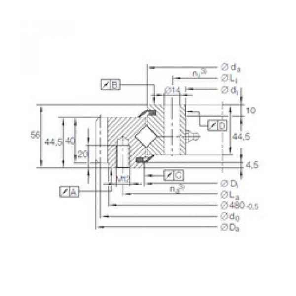 підшипник XSA 14 0414 N INA #1 image