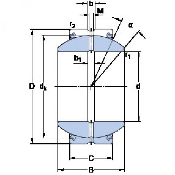 ตลับลูกปืน GEZH 508 ES-2LS SKF #1 image