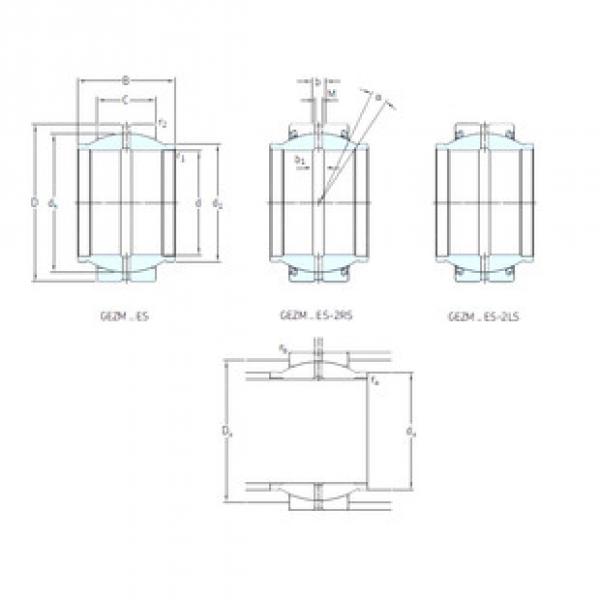 ตลับลูกปืน GEZM100ES-2RS SKF #1 image