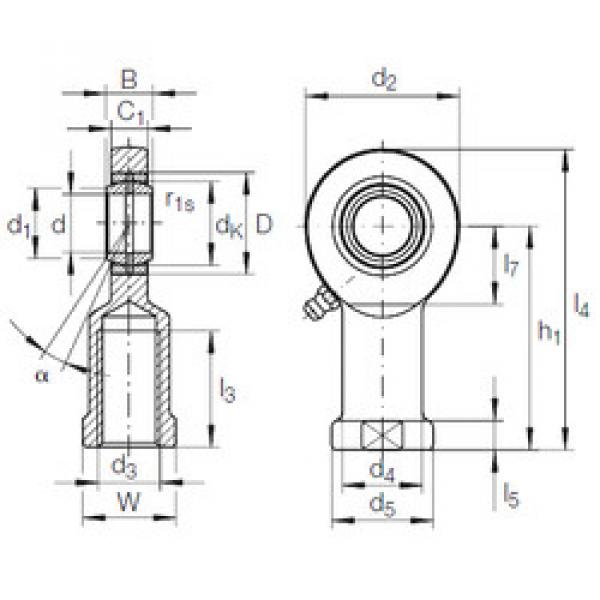 ตลับลูกปืน GIR 35 DO-2RS INA #1 image