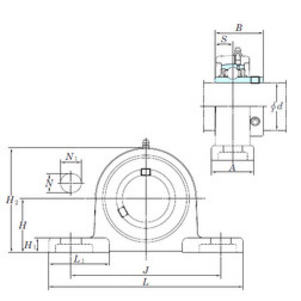 Bantalan UCSP204H1S6 KOYO #1 image