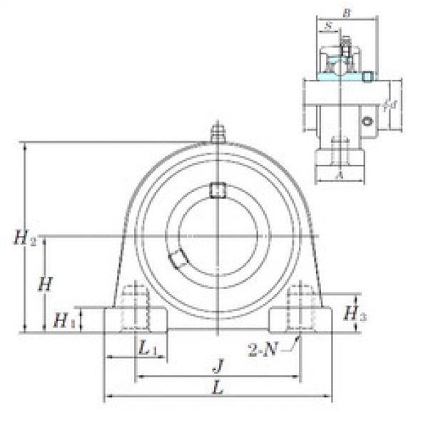 Bantalan UCSPA206H1S6 KOYO #1 image