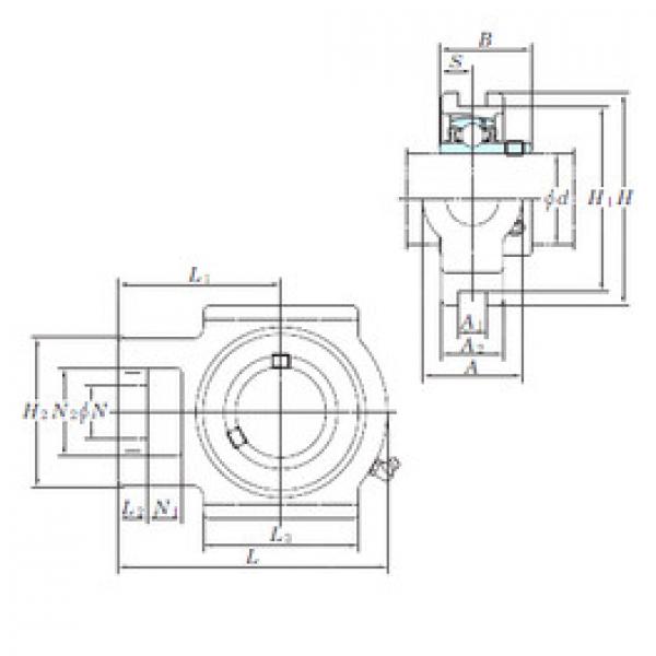 підшипник UCTX13-40E KOYO #1 image