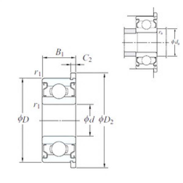 підшипник WMLFN4008 ZZ KOYO #1 image