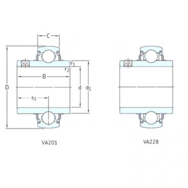 підшипник YAR214-207-2FW/VA228 SKF #1 image